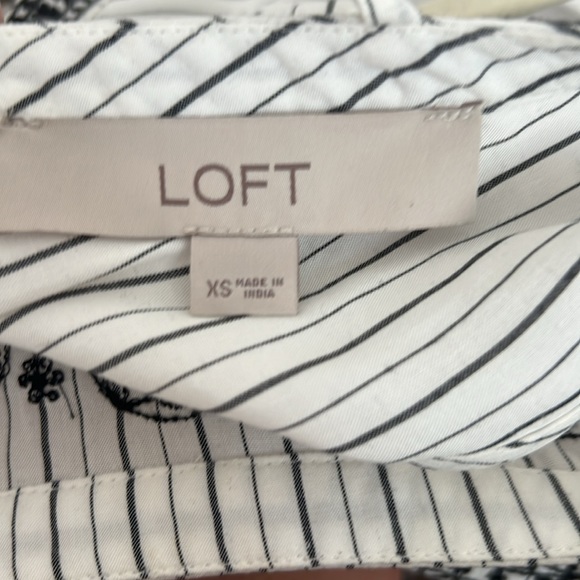 LOFT STRIPED/PAISLEY PRINT DRESS - Picture 3 of 6